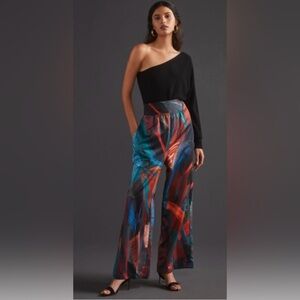 Anthropologie Hutch Geo Wide Leg Pants